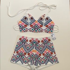 Two piece printed set